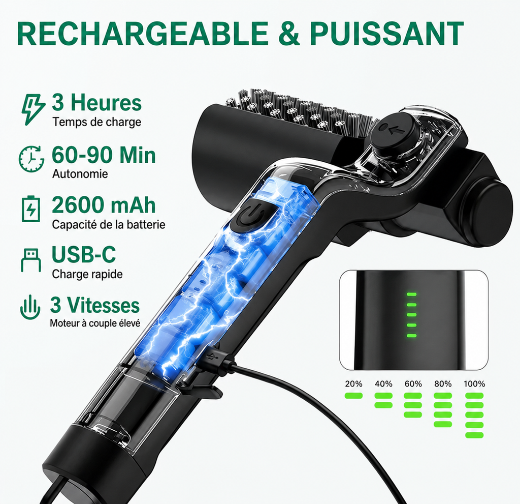 Brosse BBQ Électrique 2-en-1